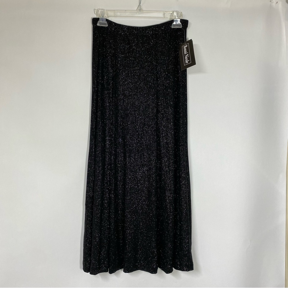 Ronni Nicole By Ouida Skirt Black Glitter Glitz Sparkle Small Maxi Wedding Date